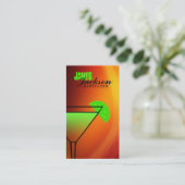 Cartes de visite de barman (Debout devant)