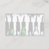 Cartes de visite de barman (Dos)