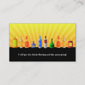 Cartes de visite de barre (Dos)