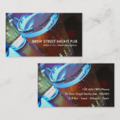 Cartes de visite de barre et de Pub (Devant / Derrière)