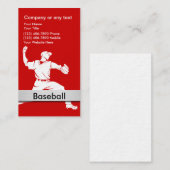 Cartes de visite de base-ball (Devant / Derrière)