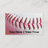 Cartes de visite de base-ball (Dos)