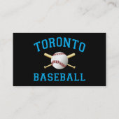 CARTES DE VISITE DE BASE-BALL DE TORONTO (Dos)