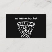 Cartes de visite de basket-ball (Dos)