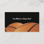 Cartes de visite de basket-ball (Dos)