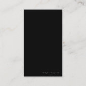 Cartes de visite de basket-ball (Dos)