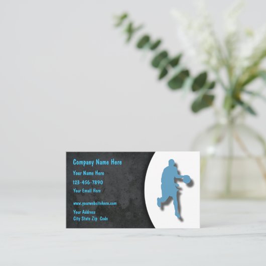Cartes de visite de basket-ball (Debout devant)