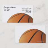 Cartes de visite de basket-ball (Devant / Derrière)