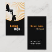 Cartes de visite de basket-ball (Devant / Derrière)