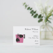 Cartes de visite de bassiste (Debout devant)