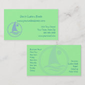 Cartes de visite de bateaux customisés (Devant / Derrière)