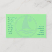 Cartes de visite de bateaux customisés (Dos)