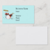 Cartes de visite de batterie (Devant / Derrière)