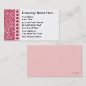 Cartes de visite de beauté (Devant / Derrière)