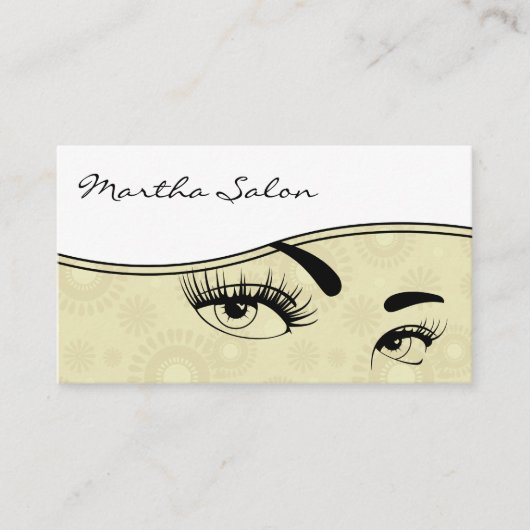 Cartes de visite de beauté (Devant)