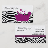 Cartes de visite de beauté (Devant / Derrière)