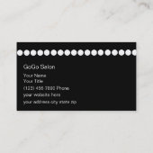 Cartes de visite de beauté (Dos)