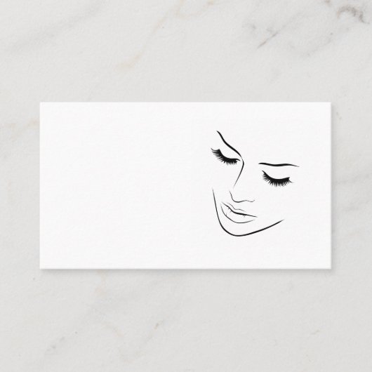 Cartes de visite de beauté (Devant)