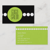 Cartes de visite de beauté (Devant / Derrière)