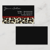 Cartes de visite de beauté (Devant / Derrière)