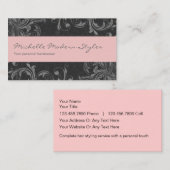 Cartes de visite de beauté de cheveux (Devant / Derrière)