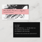 Cartes de visite de beauté de cheveux (Devant / Derrière)