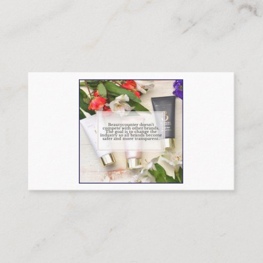 Cartes de visite de Beautycounter (Devant)