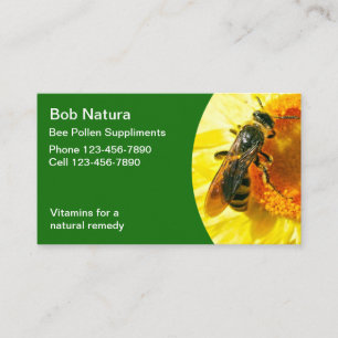 Cartes de visite de Bee Pollen