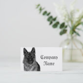 Cartes de visite de berger allemand (Debout devant)