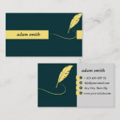 Cartes de visite de bibliothèque (Devant / Derrière)