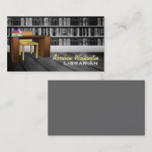 Cartes de visite de bibliothèque (Devant / Derrière)