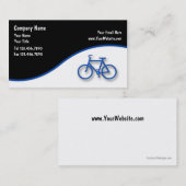 Cartes de visite de bicyclette (Devant / Derrière)
