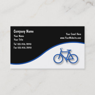 Cartes de visite de bicyclette