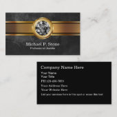 Cartes de visite de bijoutier (Devant / Derrière)