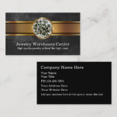 Cartes de visite de bijoutier (Devant / Derrière)