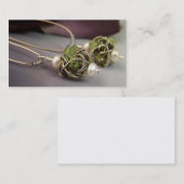 Cartes de visite de bijoux (Devant / Derrière)