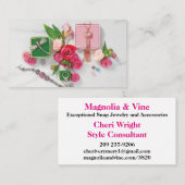 Cartes de visite de bijoux (Devant / Derrière)