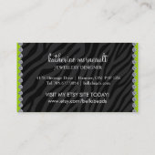 Cartes de visite de bijoux (Dos)