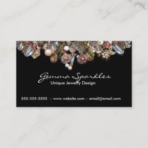Cartes de visite de bijoux