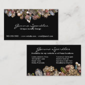 Cartes de visite de bijoux (Devant / Derrière)