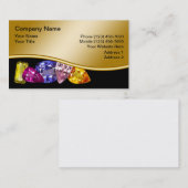 Cartes de visite de bijoux (Devant / Derrière)