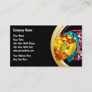 Cartes de visite de bijoux