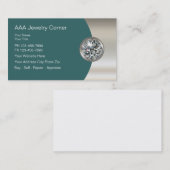 Cartes de visite de bijoux clinquants (Devant / Derrière)