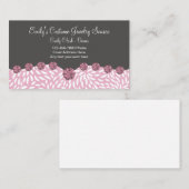 Cartes de visite de bijoux costumés (Devant / Derrière)