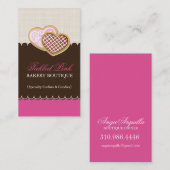 Cartes de visite de biscuit (Devant / Derrière)