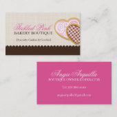 Cartes de visite de biscuit (Devant / Derrière)