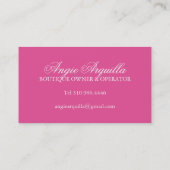 Cartes de visite de biscuit (Dos)