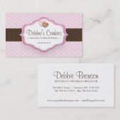 Cartes de visite de biscuits Whimsical (Devant / Derrière)