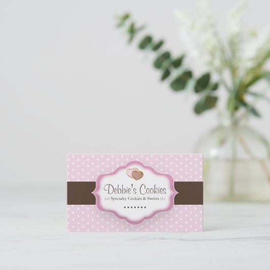 Cartes de visite de biscuits Whimsical (Debout devant)