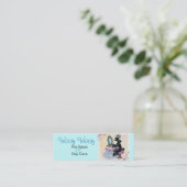Cartes de visite de Black Poodle Boudoir (Debout devant)